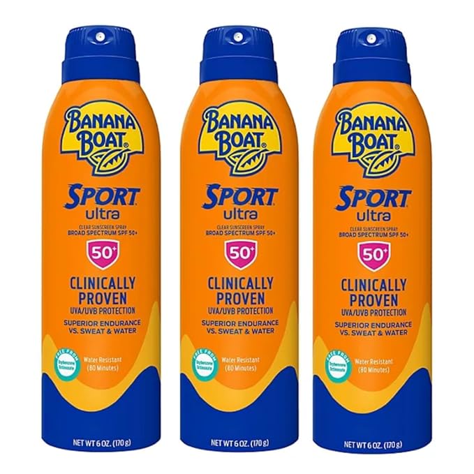 Sport Ultra Sunscreen Spray SPF 50 6 Ounces 3 Pack