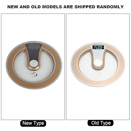 Scales for Body Weight Digital LCD Electric Body Weight Scale 0.2-180kg Weighing Range Kilograms Pounds Catty Three Unit Conversion Functions(Gold)