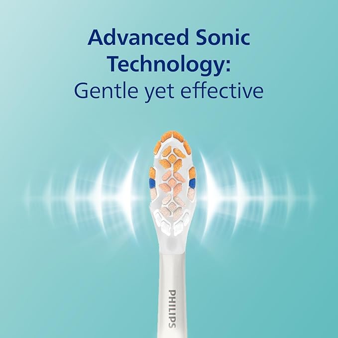 Philips Sonicare DiamondClean Connected Electric Toothbrush 2 Pack x2 Sonic Toothbrushes x2 Charging Travel Cases x2 A3 Brush Heads 12 Brushing Settings (Black and Rose Gold) Model HX9912/71