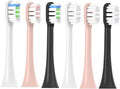 Replacement Toothbrush Heads Compatible for HISMILE Electric Sonic Soft Bristles Nozzles4/8/16PCS(4PCS White)