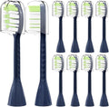 10Pack Toothbrush Replacement HeadsCompatible with HY1200/06 BD1003/AZ(Blue)