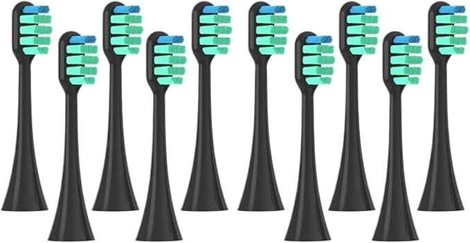 10PCS Replaceable Brush Heads Compatible for DC01(10Black)