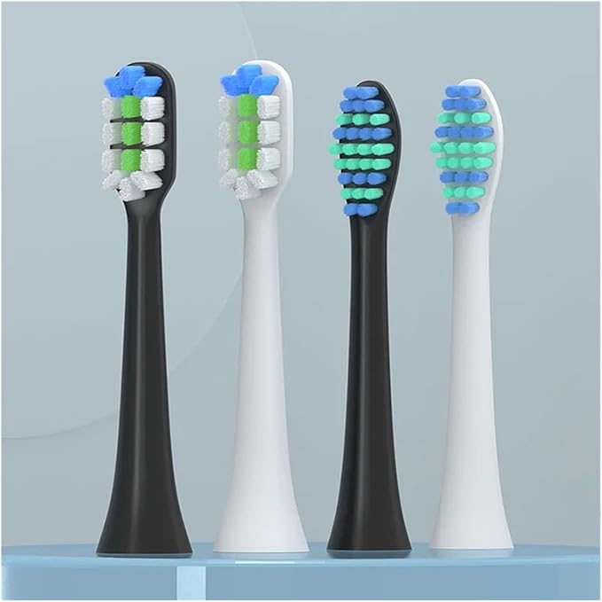 Compatible for SNP1 Electric Toothbrush Replacement Brush Head SN-P1 Bright White(Brown)