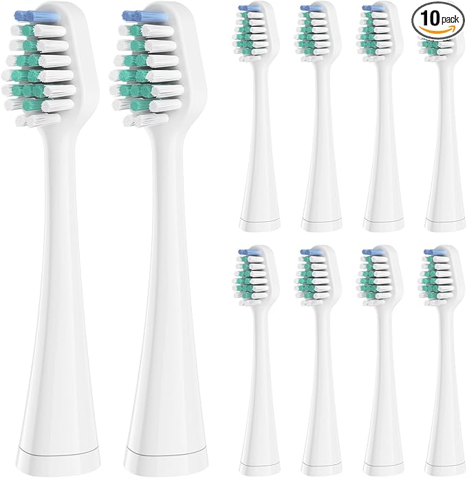 Personalized Handmade Electric Toothbrush Heads Compatible with Aquasonic Black Series Customized Name Nylon Black Extra Soft 20 Count