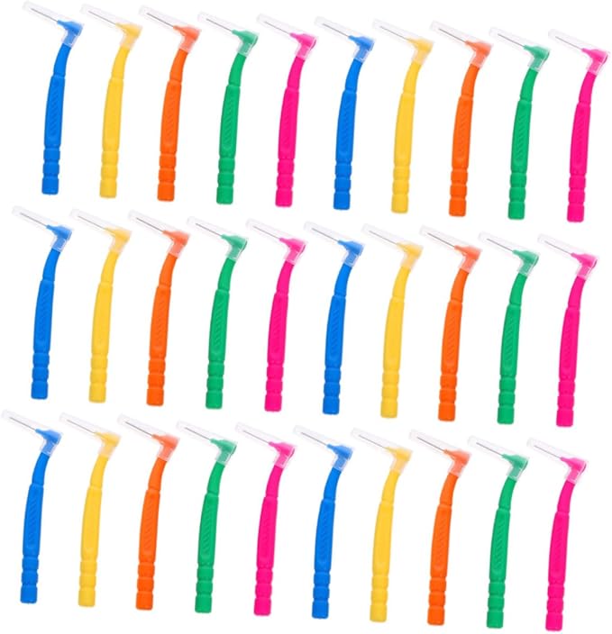 90pcs Interdental Brush for Cleaning Shaped Oral Care Tools for and Wisdom for Home Use