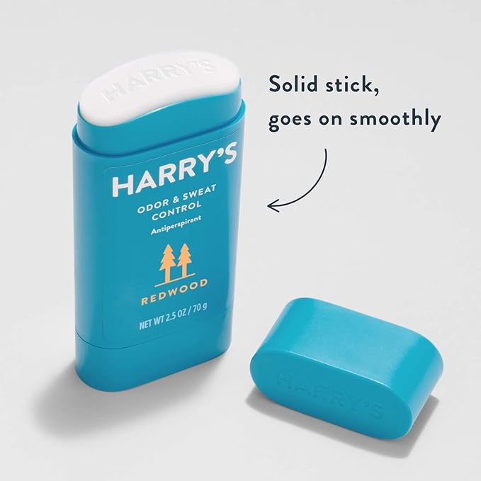 Harry's Antiperspirant Deodorant Sweat &amp Odor Control Antiperspirant for Men Redwood 2.5 oz Pack of 3