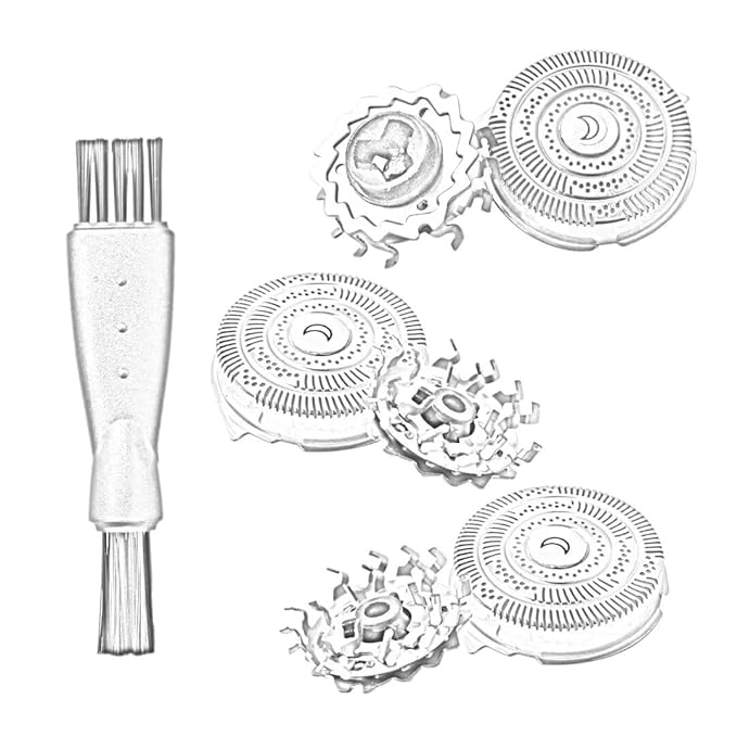 JRSMART 3Pcs Shaver Replacement Head Blades for Phi&amplips Norel&ampco 8140XL 8150XL 8160XL 8170XL 8171 8175