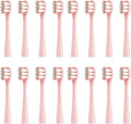 Replacement Toothbrush Head Compatible for Nandme NX7000 Soft Bristle Tooth Brush（16pcs）(16PINK Clean Type)