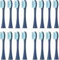 16pcs Replacement Brush Heads Compatible for Oclean Sonic X/Pro/ Z1/ SE F1 One PW01/03/05/07/09 P5 Electric Toothbrush(16 Blue)