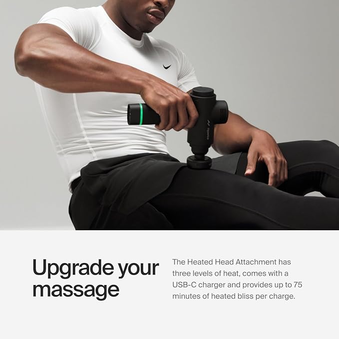Hyperice Hypervolt Heated Head Attachment – Relax and Loosen Sore and Tight Muscles