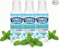 Tonsil Stone Mouthwash Fresh Breath Oral Rinse for Tonsil Stone Removal and Prevention Alcohol Free Mouth Wash Treatment Eliminates Bad Breath - 3 Count Mint Flavor