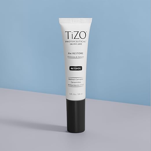 TIZO Photoceutical PM Restore 1 Ounce (Pack of 1) for All Skin Types - Reduces Fine Lines and Wrinkles