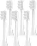 6Pcs Replacement Brush HeadsCompatible for Philips SonicareElectric Toothbrush 4100/6100/1100/2100/5300/5100/7500