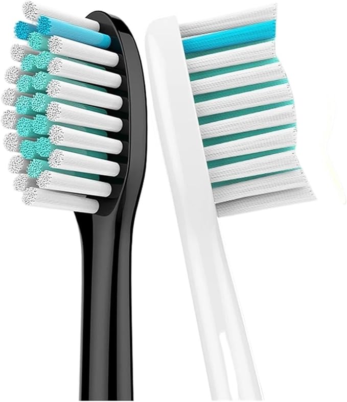 Electric Toothbrush Head Replaceable Sonic Compatible for Brush(White 16pcs)
