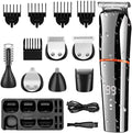 Professional Hair Clippers for Men 6 in 1 Hair Clipper Full Body Hair Trimmer Razor Shaver Nose Trimmer Beard Trimmer kit