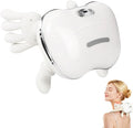 Hand Neck Massager Bionic Hand Massage Cordless Electric 4D Kneading Massager Back Shoulder with Heat-White