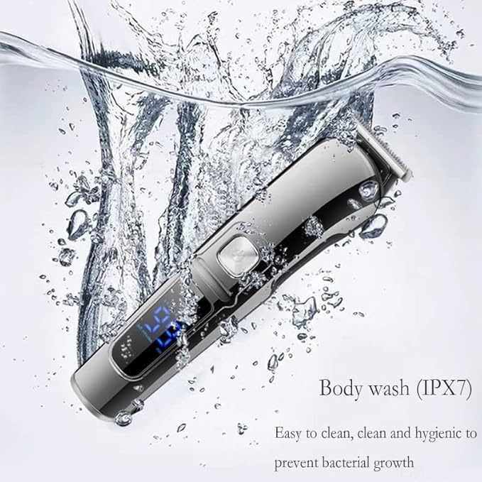 Hair Clippers for Men 6in1 Facial Grooming Set Hair Trimmer Waterproof Electric Shaver Hair Clipper Men Eyebrow Nose Ear trimer Beard Stubble Trimmer