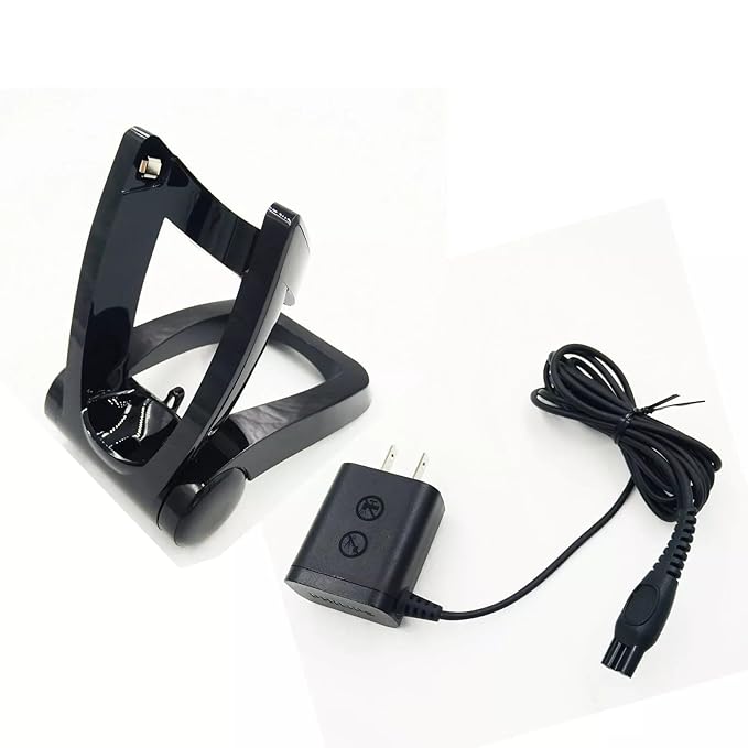 Electric Shaver STAND Adapter Power Charger+ Power cord for Philips RQ11/XX Series Razor RQ1131 RQ1141 RQ1145 RQ1150 RQ1151 RQ1155 RQ1160 RQ1170