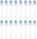 16Pcs Replacement Toothbrush HeadsCompatible for with Electric Brush Head 4100 6500 6100 7500 5300 1100(16pcs Blue)