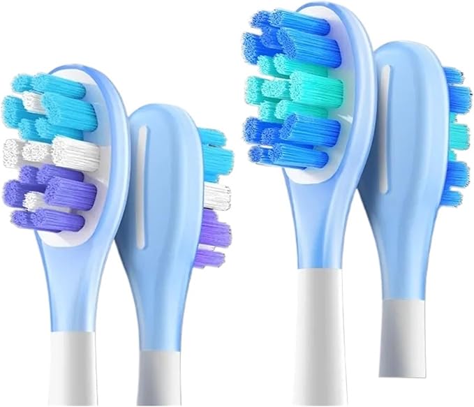 4 Pcs/Pack Replacement Brush Heads(Green)