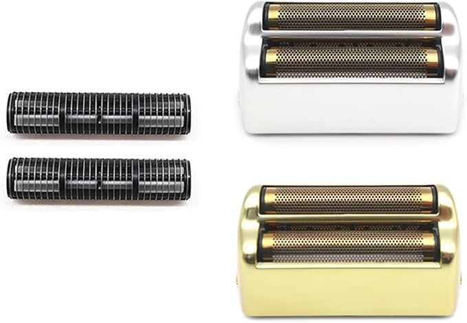 Compatible for POPBarbers P620 Replacement Blade Net Cover Hair Trimmer Shaver Cutting Knife Head Accessories(Silver-NetCover)