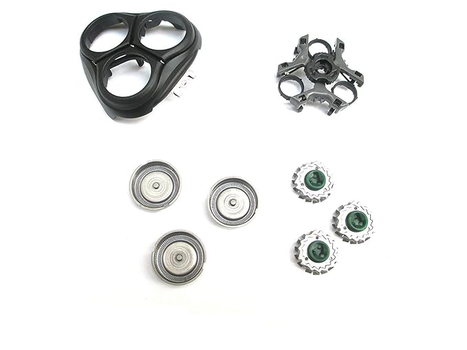 Upgraded HQ64 Complete Replacement Shaver Head Blade Unit Assembly for Phi-lips Norel-co HQ64 AT750 AT751 AT752 AT753 AT790 AT810 AT815 AT890 AT893