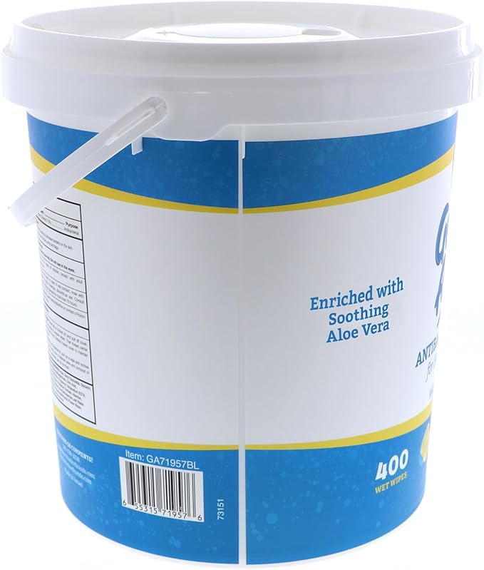 Hand Sanitizer - 400 Count Antibacterial Wipes Lemon Scent Hand Sanitizing Wipe with Aloe Vera Bulk Antibacterial Hand Wipes Economy Size Sanitizer (Pack of 4)
