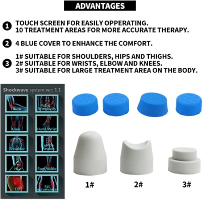 Muscle Massage Gun Impulse Gun Deep Tissue Percussion Muscle Massager for Neck Back Shoulder Body Pain Relief Electric Spine Chiropractor 7 Heads Chiropractic Adjustment Tool