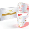 Red Light Therapy for Face and NeckRed Light Therapy MaskLED Mask with 7 Colors&amp Facial mask red light therapy 850nm Near Infrared lightPremium Anti-WrinklesAcne CareBest Gifts for Mothers Da