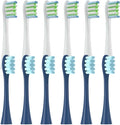Replacement Brush HeadsCompatibility for Oclean X/X PRO/ Z1/ F1/ One/Air 2 /SE Electric Toothbrush 12PCS(6White6Blue)