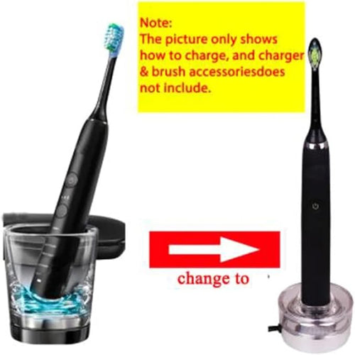 1PCS HX6530 Electric Toothbrush Repair Parts Charging Plug Bottom Cover for HX9340 HX9350 HX9903 HX9924 HX9984 HX9944