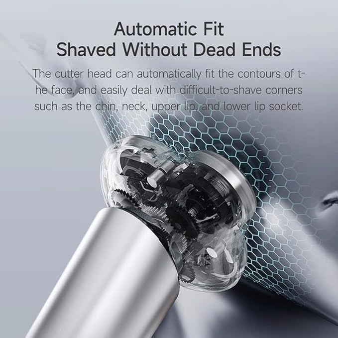 Head Shavers for Bald Men Electric Shaver Man Magnetic Suction Razor Head Rechargeable Men's Shaving Machine IPX7 Waterproof Wet Dry Dual Use