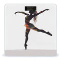A Dancer Weight Scale Digital Electronic Scales Bathroom Scale Larg LCD Backlight Display High Precisio MeasurementsTempered Glass