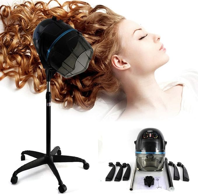 TFCFL Salon Hair Dryer Freestanding Salon Hair Hood Dryer Salon Professional Accelerator Multifunctional Hair Salon Steamer Hair Color Processor Hair Dryer for Salon SPA Home Hair Care