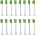 Compatible for Y05 YD05 Electric Toothbrush Heads Replacement Soft Bristles Nozzles(16pcs White)