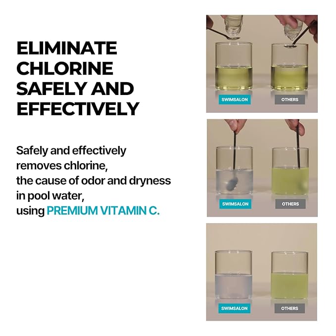 Chlorine Removal Body Wash for Swimmers | Vitamin C Removes Chlorine &amp Restores Skin Barrier | For Pool Saltwater &amp Hard Water | Sulfate-Free Silicone-Free (10.58 oz Pack of 2)