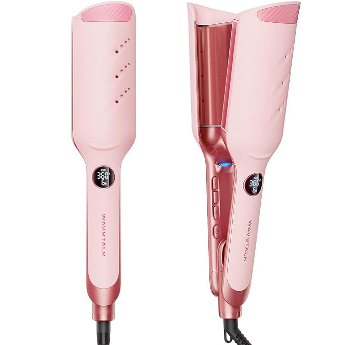 Wavytalk Steam Pro Hair Straightener Brush Wavytalk Power Wave Hair Crimper
