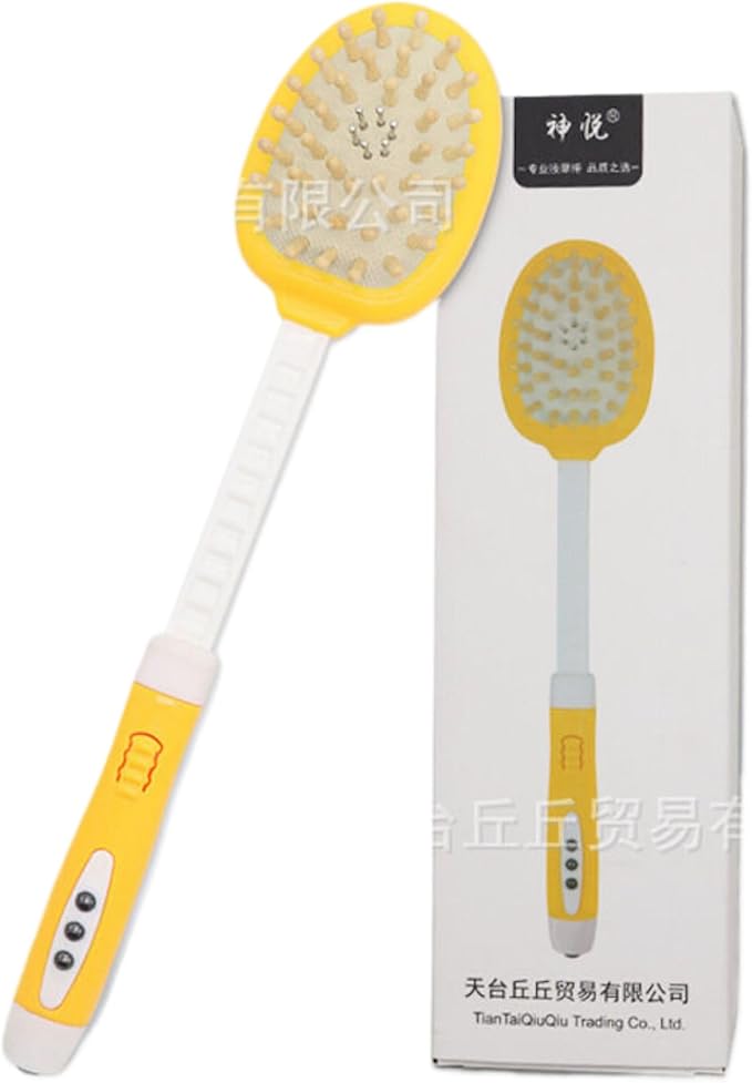 芒果型木珠按摩捶 Manual Body Massage Hammer 可弯折手动双面健身拍打棒肩颈按摩敲背锤 HomeOffice Body Electric Massagers