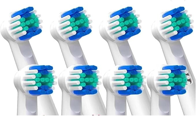 Brush Heads Refill Compatible for O bElectric Toothbrush Heads Replacement for Oral Nozzles D12 Cross(4pcs-EB50)