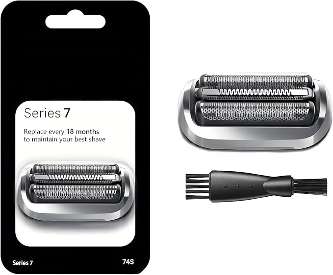 74S Replacement Shaver HeadsCompatible For Braun Series 7 Replacement Head Suitable For 7120s 7125s 7127cs 7171cc 7175cc 7185cc(74S-1pc)
