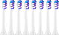 4/8pcs Replacement Toothbrush Heads Compatible with Soft Electric Brush Head(8PCS Purple)