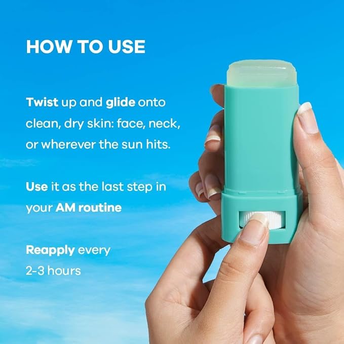 RD Earth-Rhythm Aqua Surge Hydrating Sunstick SPF 60 PA++++ | Ceramides &amp Hyaluronic Acid | No White Cast | Non-Comedogenic Vegan Sunscreen Stick | Lightweight Travel-Friendly Face Sunscreen
