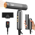 Quico Travel Hair Dryer Dual Voltage 120000 RPM Fast Drying BLDC Pocket Hair Dryers for Women with Concentrator 500M Negative Ions Foldable Blow Dryer with Cold 3 Heat&amp3 Speed Settings
