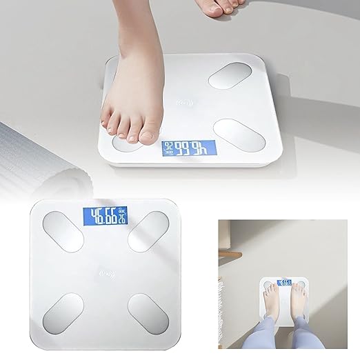 Scale for Body WeightRechargeable Highly Accurate Bathroom Scale for Body WeightWeight Scale for Fat PercentageBody FatbmiMuscle Mass13 Body Composition Analyzer Sync with Fitness App