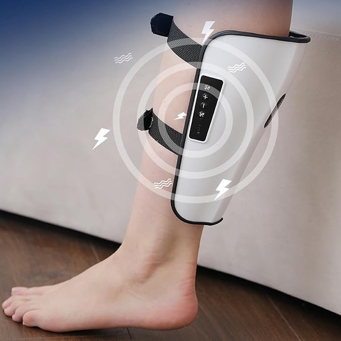 Jiawu Leg Massager for Circulation Calf Massager with 15 Helpful for Pain Relief Edema and Muscles Relaxation Gift for Wife Parents Friends