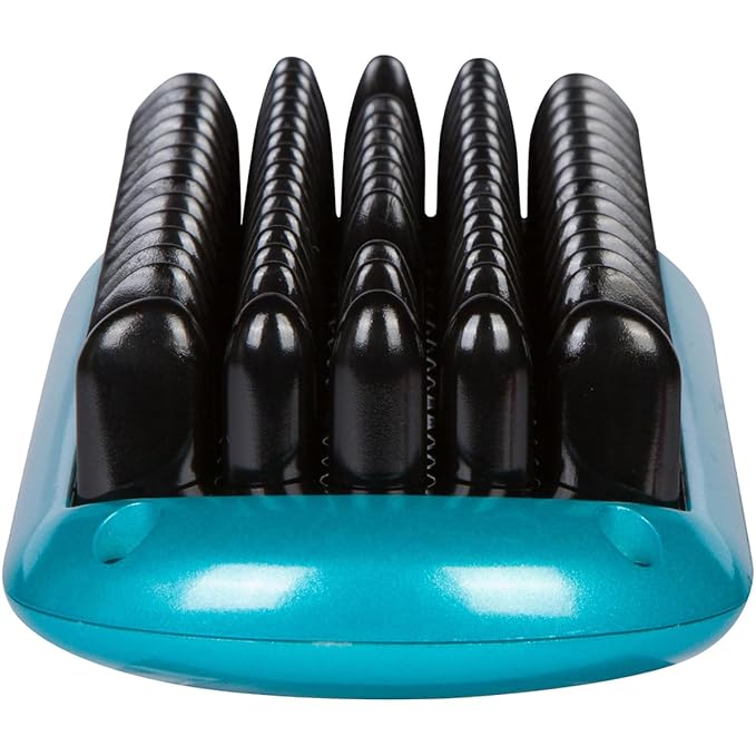 Head Kandy One Upper Hair Straightening Brush with Heat | Hot Brush with Ceramic Plating | Anti Scald Technology | Teal