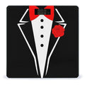 Women's Fashion Automatic Switch Digital Bathroom Weighing Scale Smart Scale Tuxedo Red Rose Black