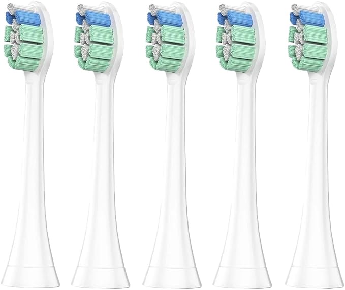5/10Pcs Toothbrush Heads Plaque Defence Replacement Electric Head for PH C2(5PCS)
