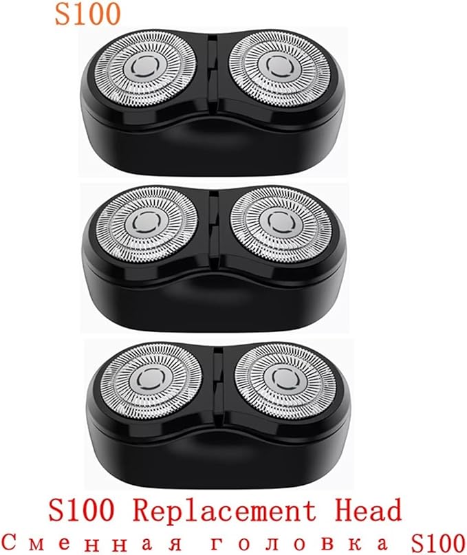 Electric Shaver Head Replace ShaverCompatible for Xiaomi MijiaElectric Shaver S100 Сменные Головки Бритвы 2 Floating Head Head(2pcs)