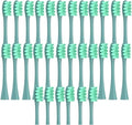30/50PCS Vacuum BrushCompatible for X/X PRO/ Z1/ F1/ One/Air 2 /SE Replacement Head Sonic Toothbrush Nozzles Soft Bristle(30Green)